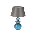   Настольная лампа Crisbase с серым абажуром