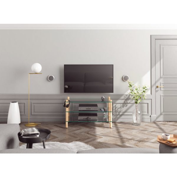 ТУМБА ПОД ТВ Latitude SAGA GLASS SET 002 темный ясень — изображение 5