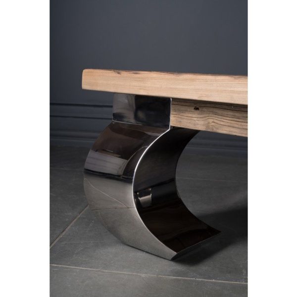 Столик кофейный  со столешницей из вяза — изображение 5