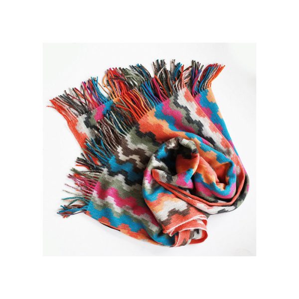 МЕКСИКАНСКИЙ ПЛЕД ИЗ ШЕРСТИ — изображение 4