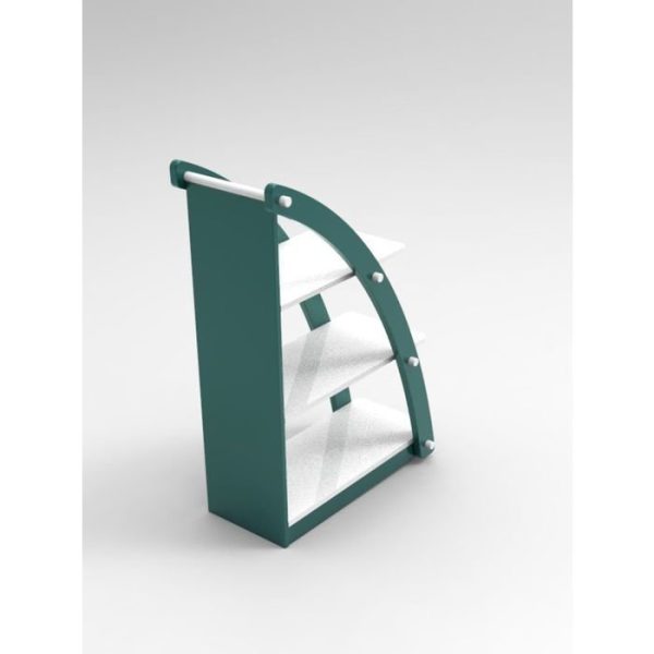 Стеллаж Парус К10 темно-бирюзовый — изображение 3