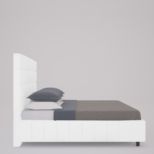 Кровать Shining Modern 160x200 см Велюр Молочный — изображение 5