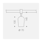 Спот  из прозрачного стекла Oligo BALIBU Transparent — изображение 5