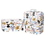 Набор из 3-х чемоданчиков для игрушек