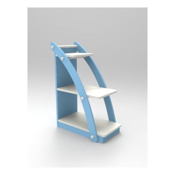 Стеллаж Парус К8 Пастельно-бирюзовый — изображение 12