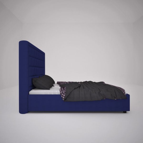 Кровать Elizabeth 200х200 Велюр Синий — изображение 5