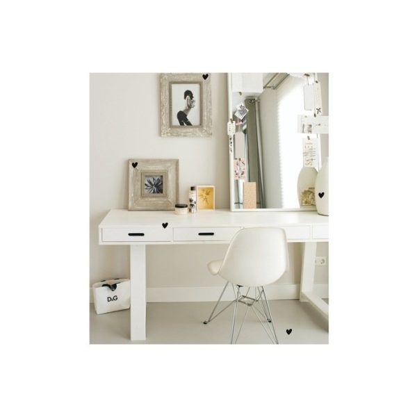 Письменный Стол  SIDETABLE 4-DRAWERS WHITE PINE — изображение 3