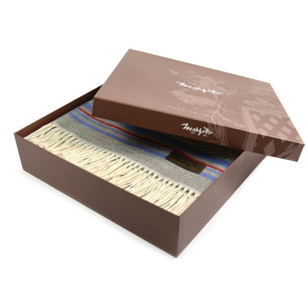 2972product_gallery_photo_3f9f9b60-58a1-439e-aaa1-6d729a29c4fc.jpg плед из хлопка с добавлением шерсти и альпака ANTIGUA серый — изображение 3