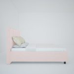 Кровать Royal Black 180х200 см Велюр Пыльная роза — изображение 5