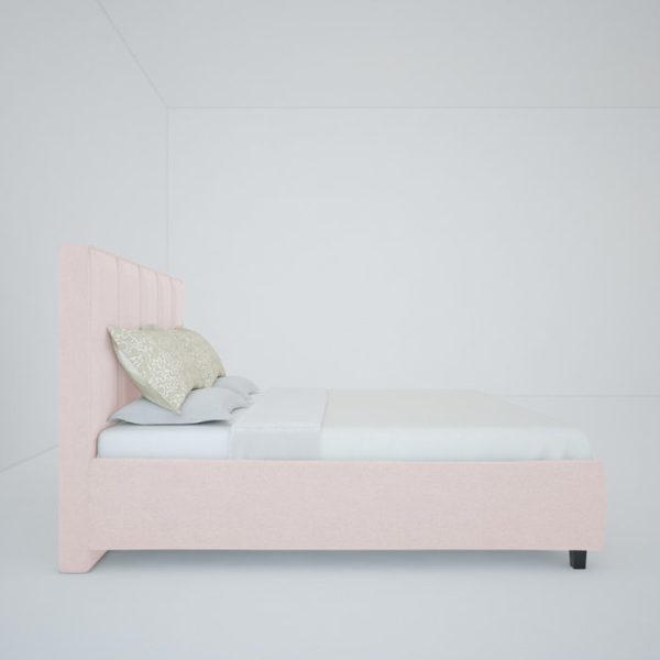 Кровать Royal Black 180х200 см Велюр Пыльная роза — изображение 5