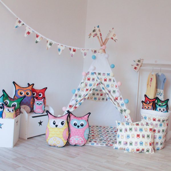 Тканевая корзина Funky Owl из 100% хлопка — изображение 4