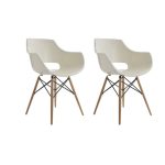 Набор из 2-х стульев на деревянных ножках