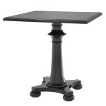 Черный обеденный стол  Table Guinness из натурального дерева