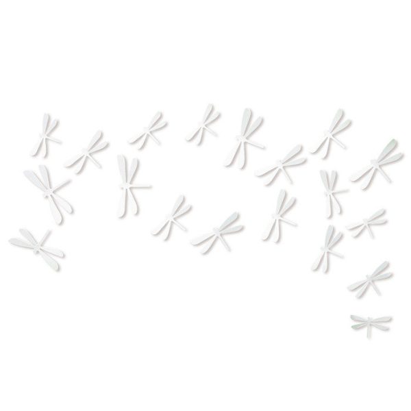 Декор для стен Umbra wallflutter 20 элементов белый — изображение 2