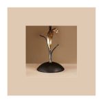 Настольная лампа MM Lampadari с розовым абажуром — изображение 2