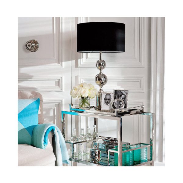 Настольная лампа  Zephyr с черным абажуром — изображение 2