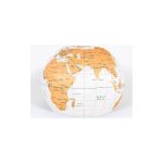 Пуф White Globe из ткани