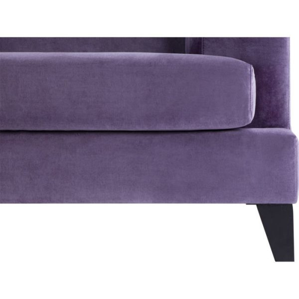 Диван с обивкой из фиолетовой ткани  — изображение 6