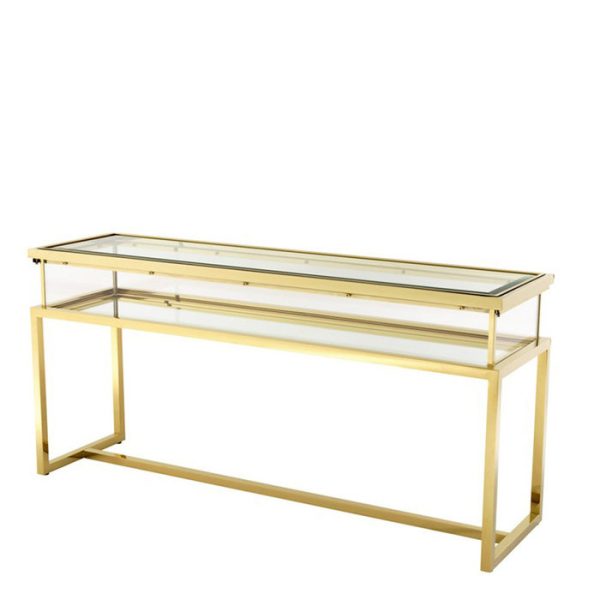 Консоль  Console Table Harvey из плотного прозрачного стекла  — изображение 2