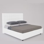 Кровать Shining Modern 160x200 см Велюр Молочный — изображение 3