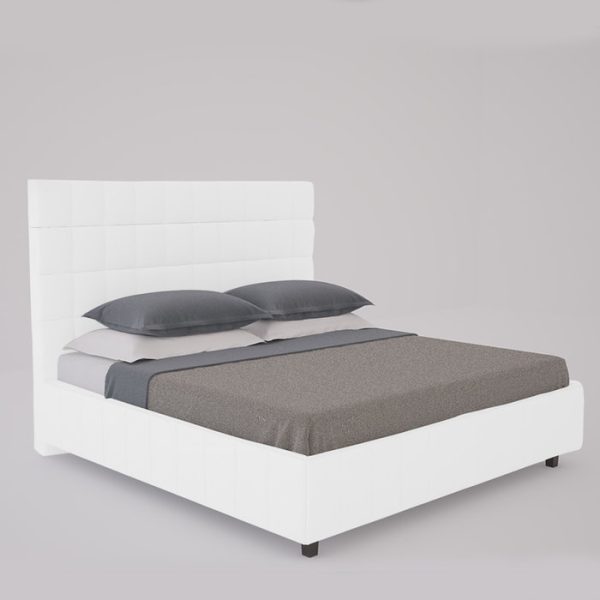 Кровать Shining Modern 160x200 см Велюр Молочный — изображение 3