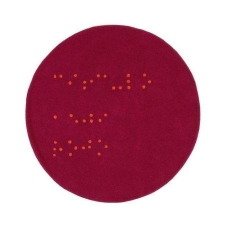 Круглый ковер NOW CARPETS Braille 150 см