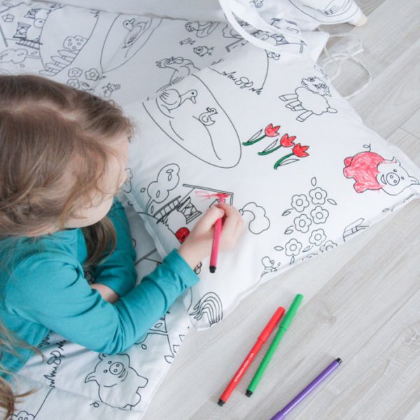 Тканевая корзина-раскраска Painter из 100% хлопка — изображение 9