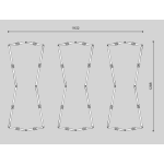 Полки LATITUDE FLEX SHELF SET 97 GRADIENT ros — изображение 2