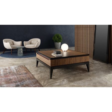 Стол журнальный с выдвижным ящиком ALTO Зебрано