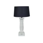 Настольная лампа Poeta с черным абажуром 