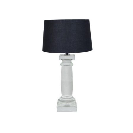 Настольная лампа Poeta с черным абажуром 