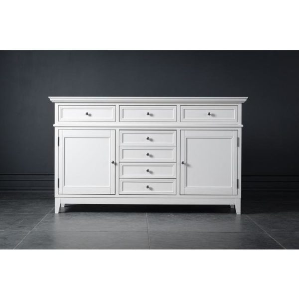 Комод высокий с фасадами и ящиками по центру — изображение 2