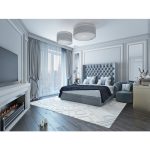 Кровать Jackie King Велюр Бежевый 200х200 см — изображение 3