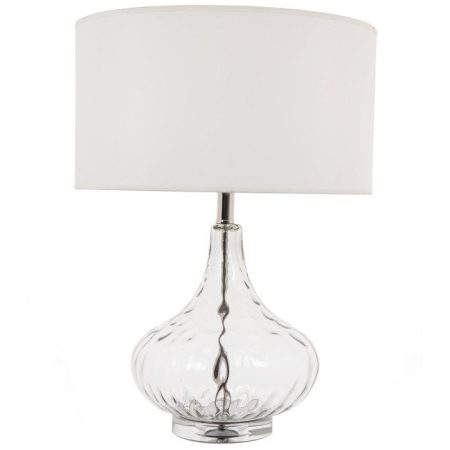 Настольная лампа Marit с белым абажуром