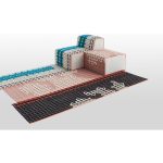 Маленький пуф GAN Bandas из натуральной шерсти — изображение 2