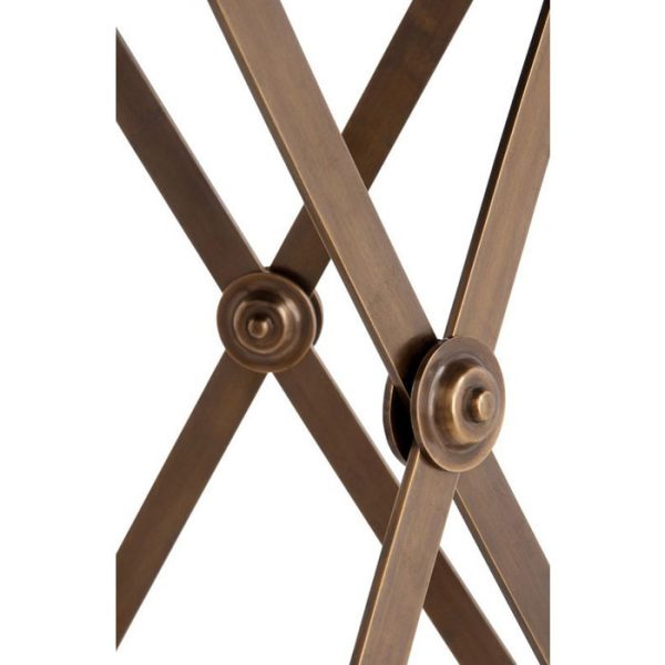 Кофейный столик  Belfort из металла с зеркальной столешницей  — изображение 3