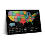 Карта travel map usa black — изображение 11