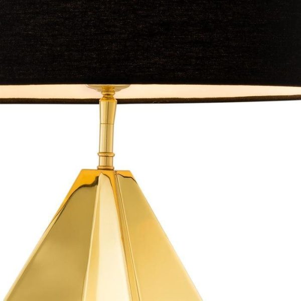 Настольная лампа  Setai с черным абажуром — изображение 2