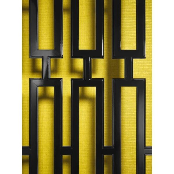 Ширма  Geometric из дерева черного цвета — изображение 4