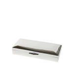 Шкатулка Rectangular  из никелированного металла