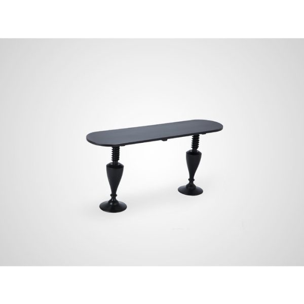 Консоль из дерева махагони в индустриальном стиле   — изображение 2