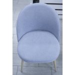 Голубой стул Томас с мягким сидением — изображение 3