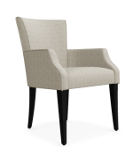 стул с мягкой обивкой Шерингем с подлокотниками