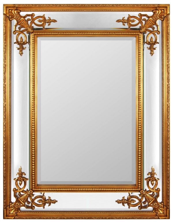 Зеркало в резной раме Bristol Silver фото и цена, купить