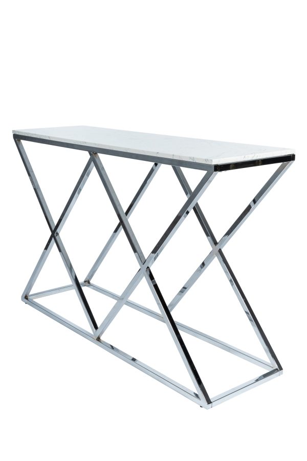 Консоль Triangles Silver 0.74x1.2x0.35м — изображение 2