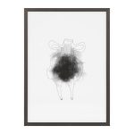 Постер Watercolor Cow 44,6х61,6