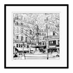 Постер Area in Paris 80,4х80,4