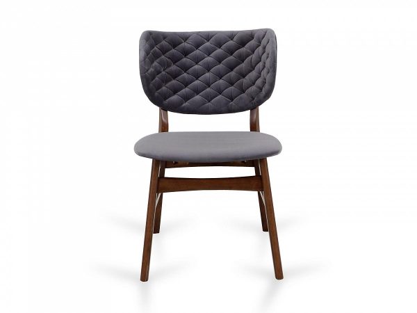 Стул Petra серый, орех — изображение 2