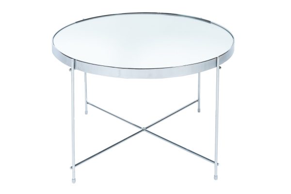 Приставной столик Gatsby L Silver 0.38x0.63x0.63м