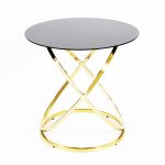 Кофейный столик Glossy Sphere Gold 0.56x0.55x0.55м